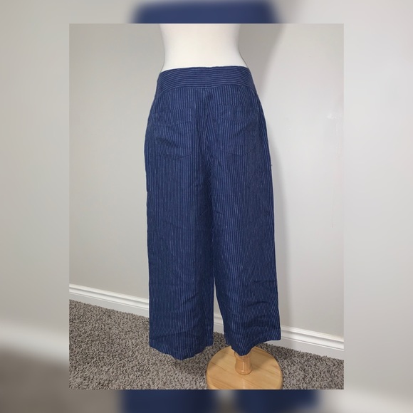 Olsen Anna Santorini Wide Leg Linen Pants - Picture 3 of 4